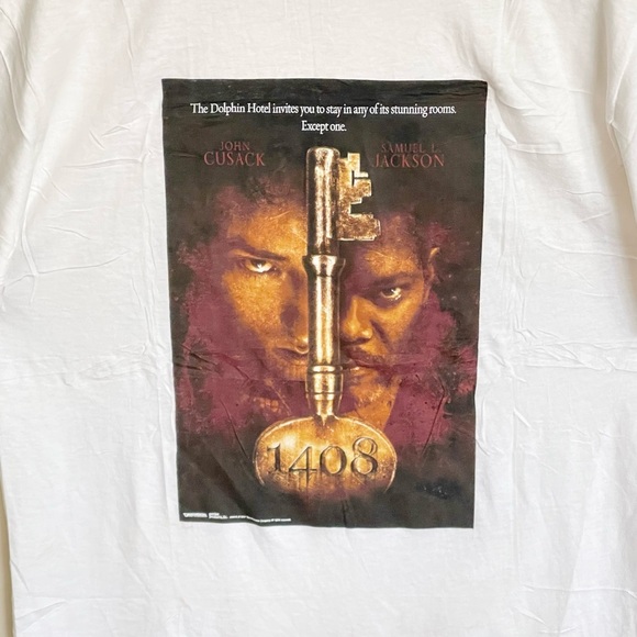 NEW Y2K Deadstock Stephen King 1408 Movie Promo T Shirt Adult Large - Picture 4 of 13